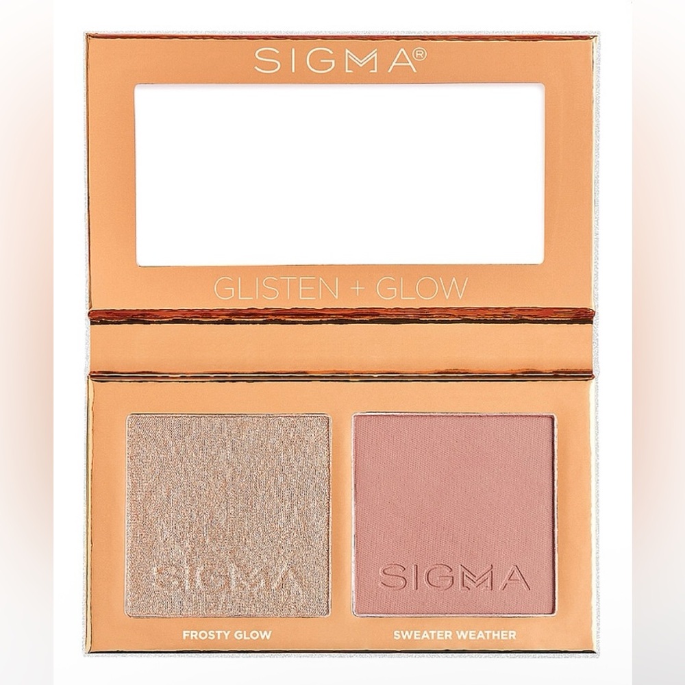 NEW Sigma Beauty Glisten + Glow Blush Palette - Frosty Glow & Sweater Weather